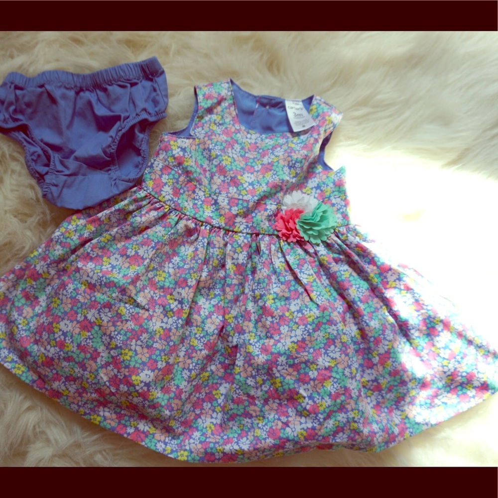 Carters baby dress floral